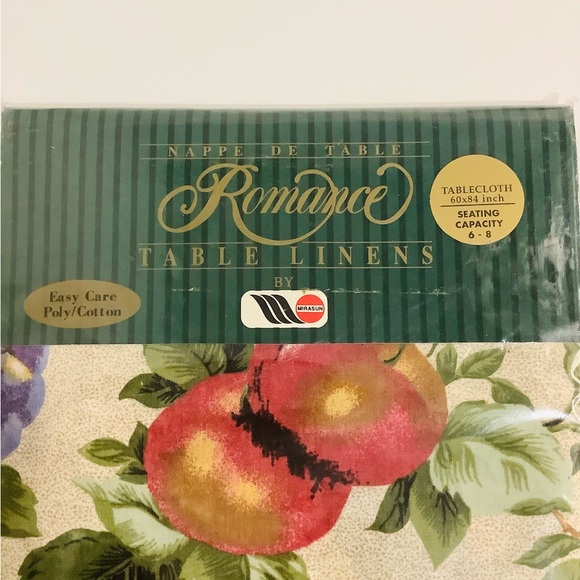Retired, Romance Table Linens Rectangular Tablecloth, 6-8 Seating Capacity 🍇 - Picture 5 of 6